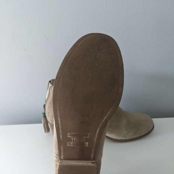 Toms Women Leila Embossed Bootie Size 9.5 - Picture 3 of 10